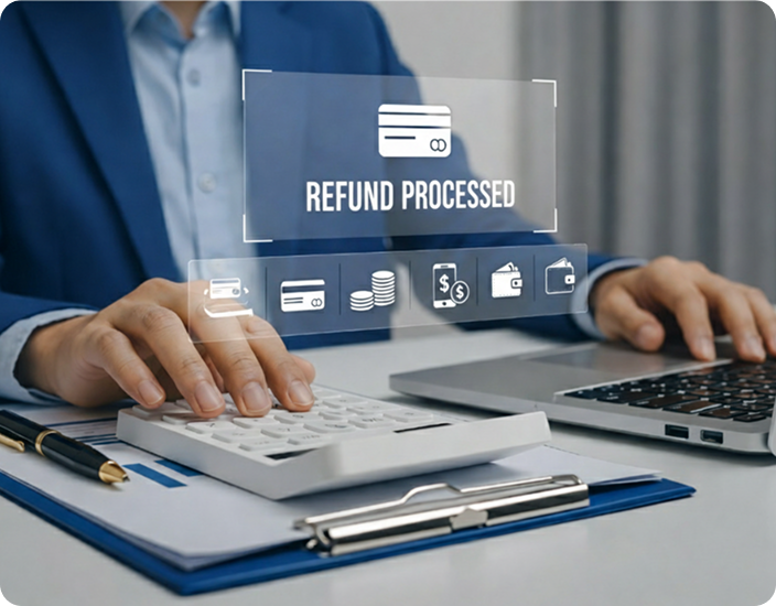 Fast refunds in unified payment interface